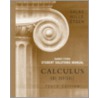 Calculus, Student Solutions Manual (Chapters 1 - 12) by Garret J. Etgen