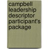 Campbell Leadership Descriptor Participant's Package door David P. Campbell