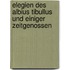 Elegien Des Albius Tibullus Und Einiger Zeitgenossen