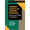Institutional Incentives And Sustainable Development door Larry Schroeder
