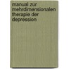 Manual zur mehrdimensionalen Therapie der Depression by Herwig Scholz