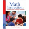 Math Instruction for Students with Learning Problems door Susan P. Gurganus