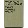 Mazda Rx7 All Models 1979-85 Owner's Workshop Manual by Scott Mauck