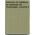 Memoirs of Madame La Marquise de Montespan, Volume 2