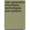 Next Generation Information Technologies and Systems door S. Tsur