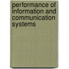 Performance of Information and Communication Systems door John Hall