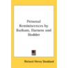 Personal Reminiscences by Barham, Harness and Hodder door Onbekend