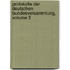 Protokolle Der Deutschen Bundesversammlung, Volume 3
