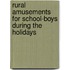 Rural Amusements For School-Boys During The Holidays