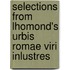 Selections From Lhomond's Urbis Romae Viri Inlustres