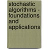 Stochastic Algorithms - Foundations And Applications door Onbekend
