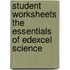 Student Worksheets The Essentials Of Edexcel Science