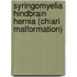 Syringomyelia Hindbrain Hernia (Chiari Malformation)