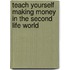 Teach Yourself Making Money In The Second Life World