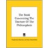 The Book Concerning The Tincture Of The Philosophers