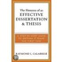 The Elements of an Effective Dissertation and Thesis