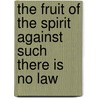The Fruit Of The Spirit Against Such There Is No Law door Inc. Descending Dove Ministries