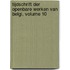 Tijdschrift Der Openbare Werken Van Belgi, Volume 10