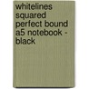 Whitelines Squared Perfect Bound A5 Notebook - Black by Unknown