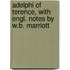 Adelphi of Terence, with Engl. Notes by W.B. Marriott