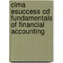 Cima Esuccess Cd Fundamentals Of Financial Accounting