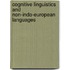 Cognitive Linguistics And Non-Indo-European Languages