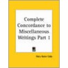 Complete Concordance To Miscellaneous Writings (1915) by Mary Baker G. Eddy
