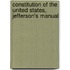 Constitution of the United States, Jefferson's Manual