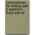 Cornerstones For Writing Year 2 Teacher's Book And Cd
