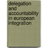 Delegation And Accountability In European Integration