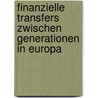 Finanzielle Transfers zwischen Generationen in Europa door Christian Deindl
