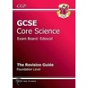 Gcse Core Science Edexcel Revision Guide - Foundation door Richards Parsons