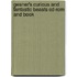 Gesner's Curious And Fantastic Beasts Cd-Rom And Book