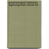 Grossherzoglich-Badisches Regierungs-Blatt, Volume 54 door Baden Baden