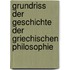 Grundriss Der Geschichte Der Griechischen Philosophie