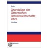 Grundzüge der Öffentlichen Betriebswirtschaftslehre by Helmut Brede