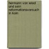 Hermann Von Wied Und Sein Reformationsversuch In Koln