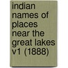 Indian Names of Places Near the Great Lakes V1 (1888) door Dwight H. Kelton