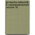 Jenaische Zeitschrift Fr Naturwissenschaft, Volume 16