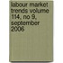 Labour Market Trends Volume 114, No 9, September 2006