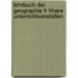 Lehrbuch Der Geographie Fr Hhere Unterrichtsanstalten
