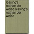 Lessing's Nathan Der Weise Lessing's Nathan Der Weise