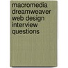 Macromedia Dreamweaver Web Design Interview Questions by Itcookbook