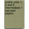 Maths Units 1, 2 And 3 Intermediate 1 Sqa Past Papers door Sqa