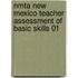 Nmta New Mexico Teacher Assessment Of Basic Skills 01