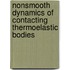 Nonsmooth Dynamics Of Contacting Thermoelastic Bodies