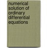 Numerical Solution of Ordinary Differential Equations door Weimin Han