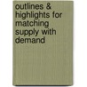Outlines & Highlights for Matching Supply with Demand door Cram101 Textbook Reviews