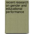 Recent Research On Gender And Educational Performance