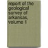 Report Of The Geological Survey Of Arkansas, Volume 1
